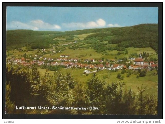 UNTER-SCHÖNMATTENWAG Odw. Eberbach Wald-Michelsbach1974 - Eberbach