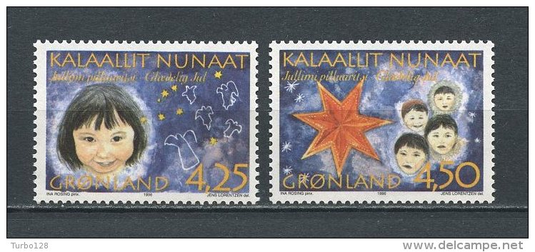 GROENLAND 1996  N° 276/277 **  Neufs = MNH Superbes Cote 5.50 € Noël Christmas Enfants Children - Neufs