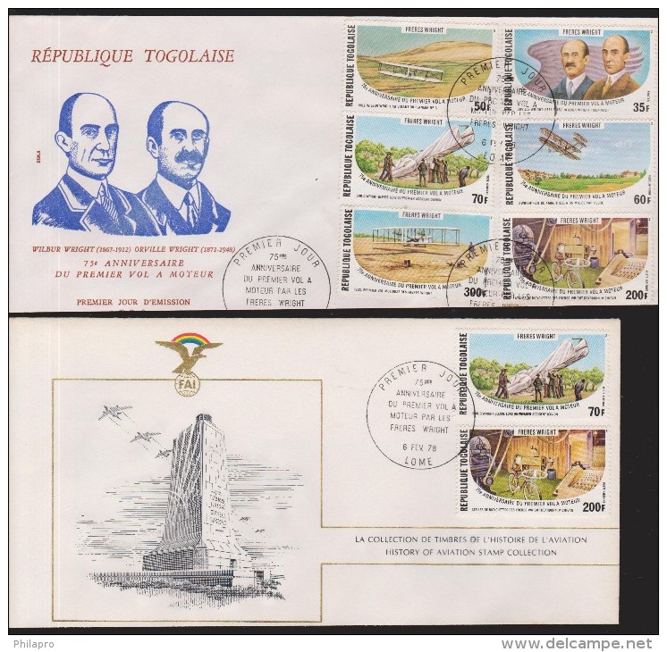 RWANDAISE 1977/1978     FDC  ESPACE - AVIONS   Réf  7539 - Africa