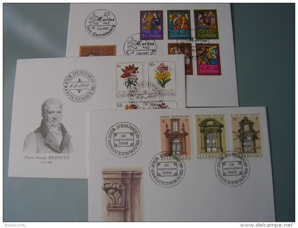 == Luxemburg FDC 3  Lot - FDC