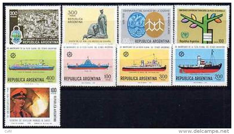 ARGENTINE / ARGENTINA 1978 - COMMEMORATIFS 32v + 2 BF - Neufs