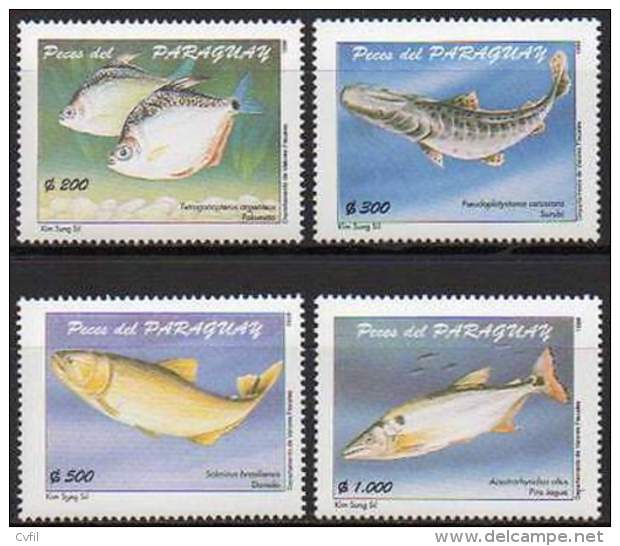 PARAGUAY 1998. Poissons (4) - Paraguay