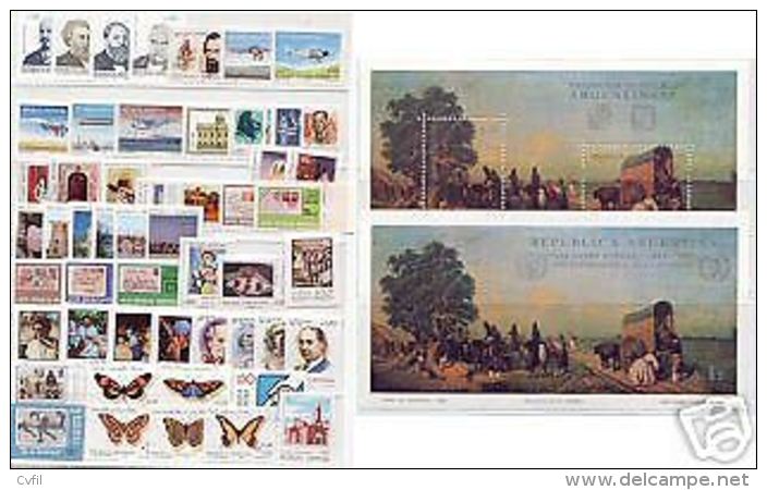 ARGENTINE 1985 - COMMEMORATIFS 51v + 2 BF - Unused Stamps