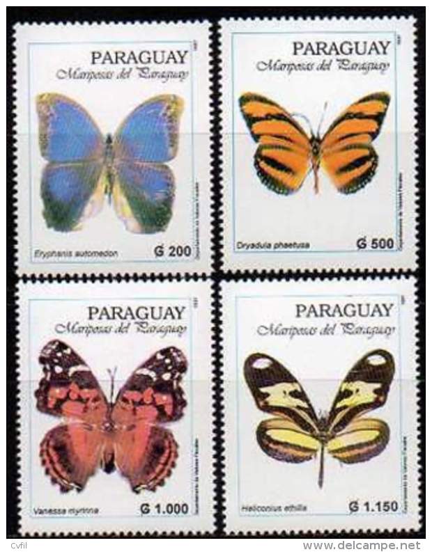 PARAGUAY 1997. Papillons (4) - Butterflies