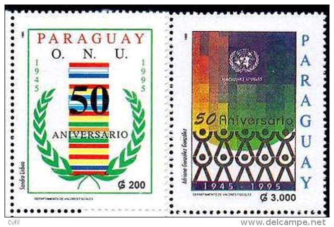 PARAGUAY 1995. 50e Anniversaire Des Nations Unies (2) - Paraguay