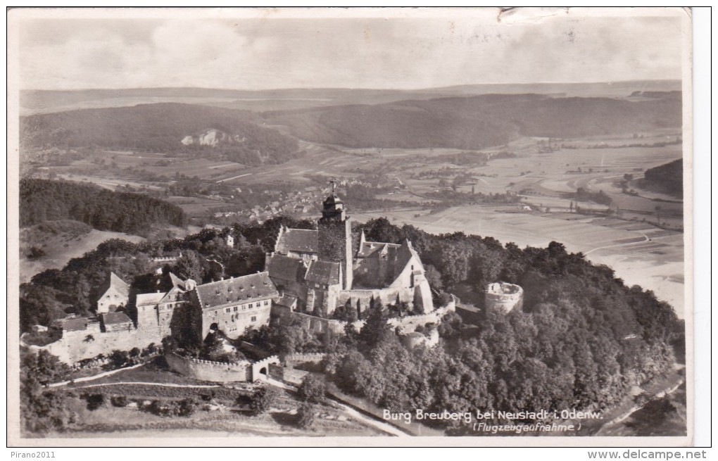 Burg Breuberg Bei Neustadt Im Odenwald, Am Oberen Rand Beschädigt - Odenwald