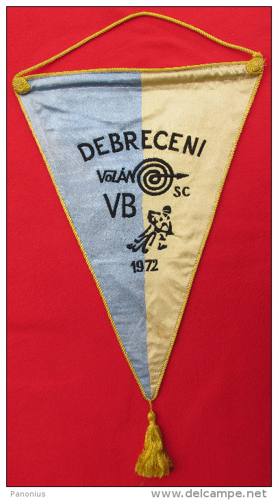 MOTORBIKE / MOTORCYCLE - Speedway, Motocross, DEBRECENI, VOLAN, Hungary, Vintage Pennant - Motor Bikes