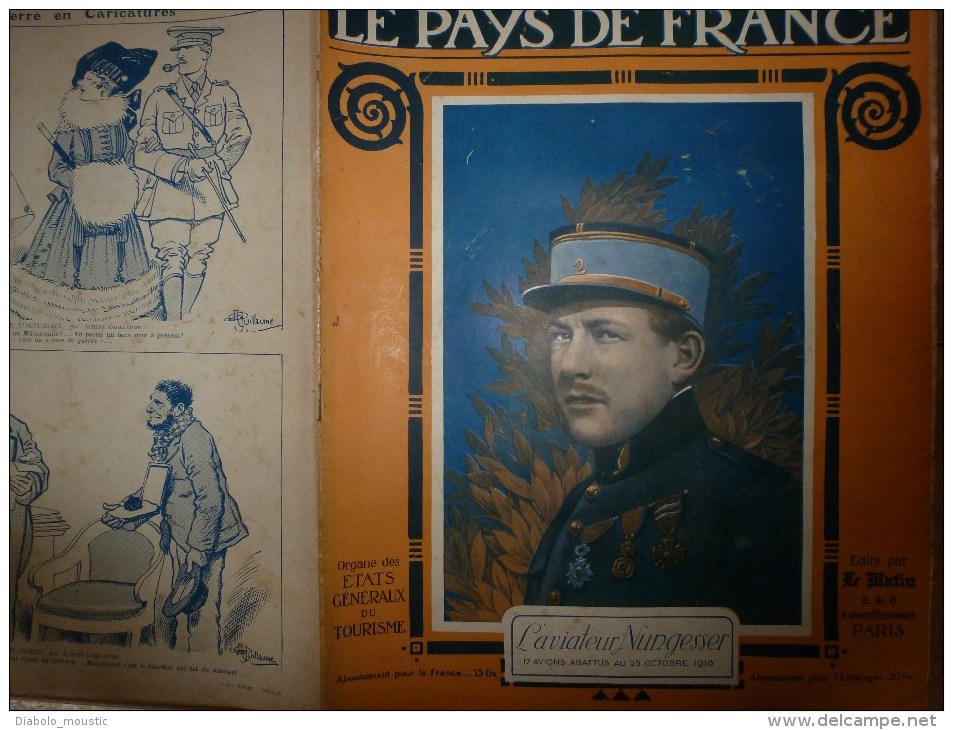 1916 JOURNAUX De GUERRE (LPDF):Dessins Guillaume;REUILLY;Canadie Ns Et UK; Italiens à CARSO;Monfalcone;Panzano; Negorani - Français