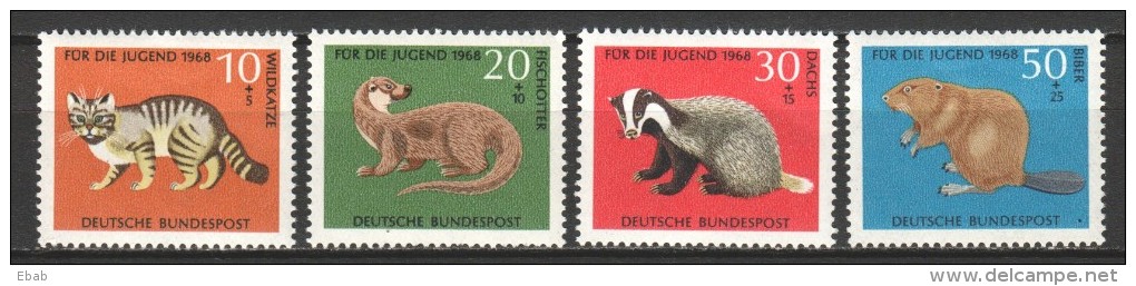 Germany Bund 1968-1969 - 2 Complete Series ANIMALS MNH - Ongebruikt