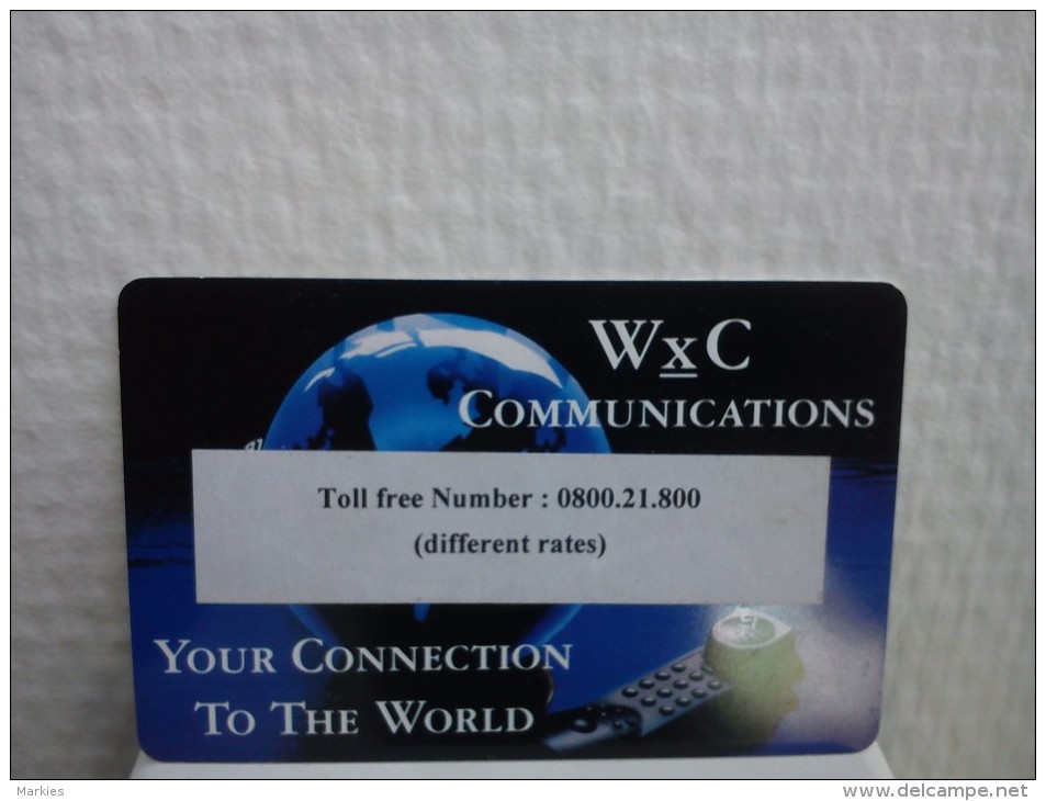 Wxc Communications 300 BEf With Sicker Used Rare - [2] Prepaid & Refill Cards