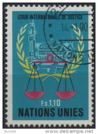 ONU UNO GENEVE Poste  87 Cour Internationale De Justice De La Haye (1) - Gebruikt