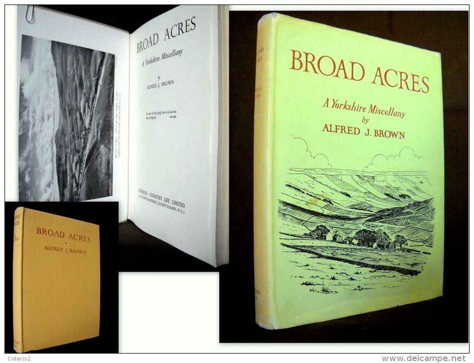 "BROAD ACRES" (Yorkshire Miscellany) England Angleterre 1st Edition 1948 + Jacket ! - Europe