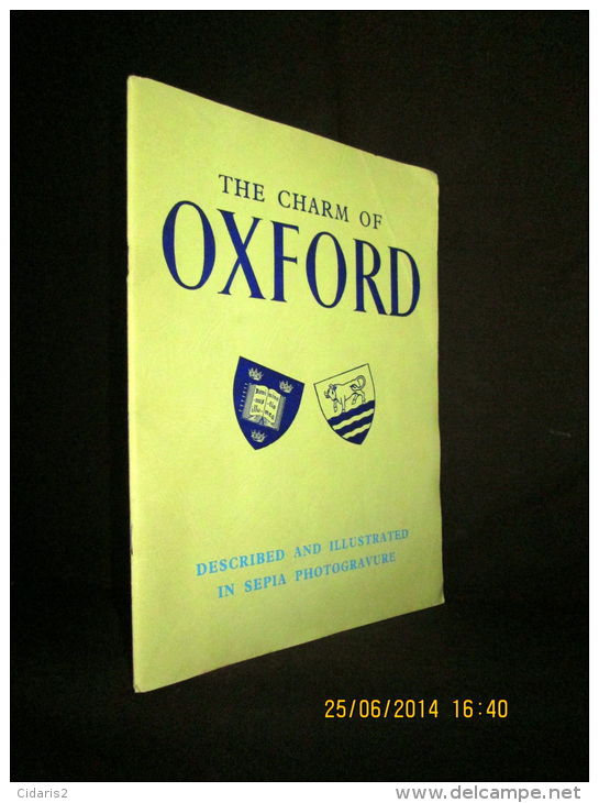 "CHARM Of OXFORD" Angleterre England Oxfordshire University Church Photo C1950 ! - Europe