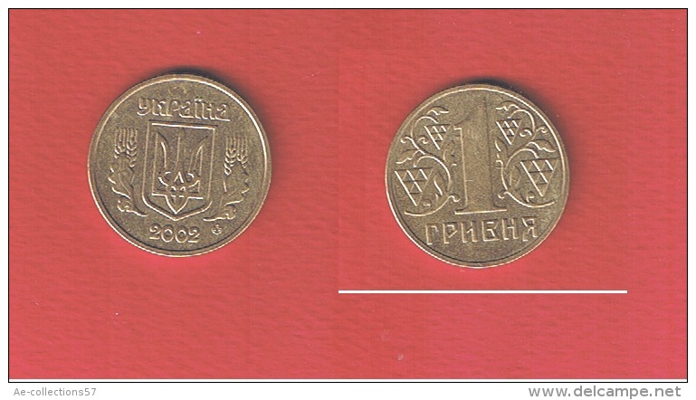 UKRAINE   ///   1 HRYVNIA  2002     //   KM # 8b1       //   état  SUP - Ukraine