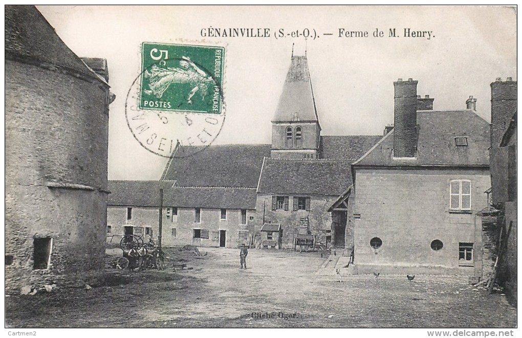 GENAINVILLE FERME DE M. HENRY 95 VAL-D'OISE - Bouffémont