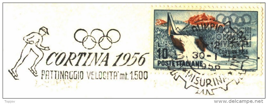 ITALIA - ITALY - CORTINA -  SCI : STAFFETTA MASCHILE - MK - 1956 - Winter 1956: Cortina D'Ampezzo