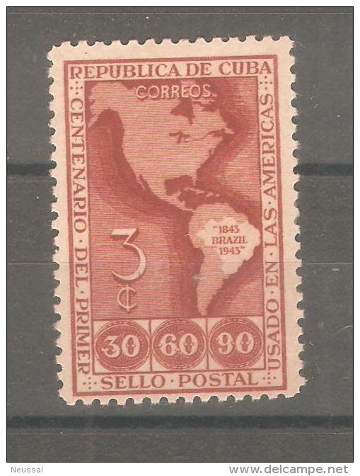 Sello Nº 288 Cuba. - Geografia