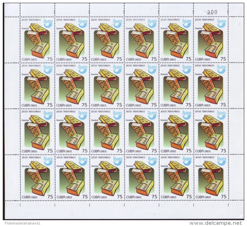 2009.528 CUBA MNH SHEET COMPLETE 2009 MNH UPAEP GAMES - Hojas Y Bloques