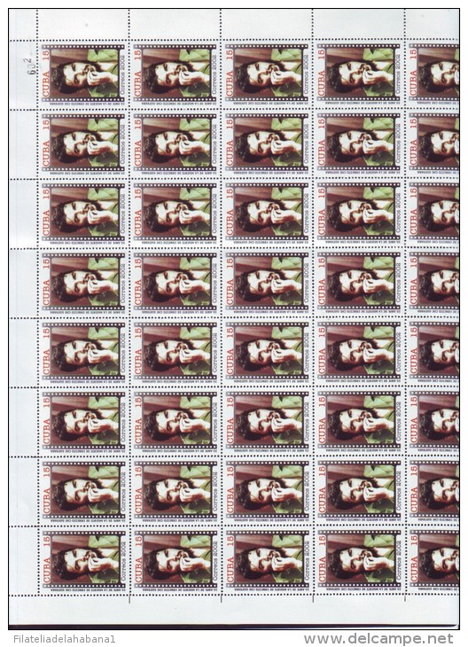 2002.506 CUBA COMPLETE MNH SHEET 2002 ERNESTO CHE GUEVARA. 35 ANIV DE SU MUERTE. - Hojas Y Bloques