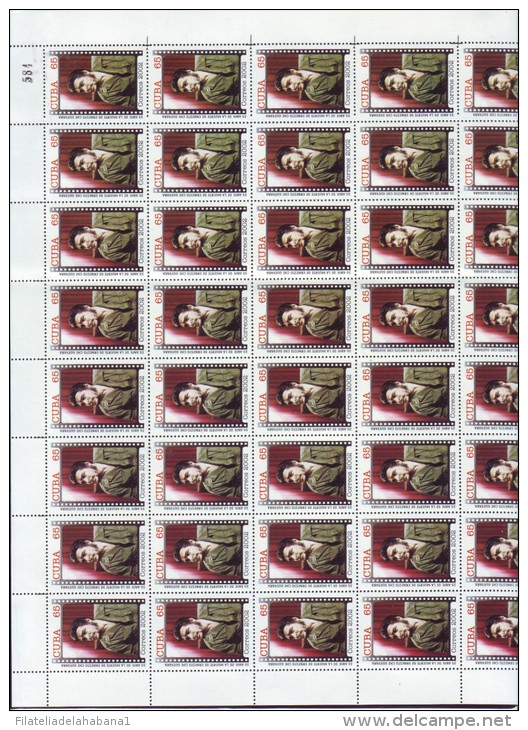 2002.506 CUBA COMPLETE MNH SHEET 2002 ERNESTO CHE GUEVARA. 35 ANIV DE SU MUERTE. - Hojas Y Bloques