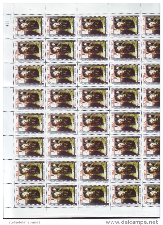 2002.506 CUBA COMPLETE MNH SHEET 2002 ERNESTO CHE GUEVARA. 35 ANIV DE SU MUERTE. - Hojas Y Bloques