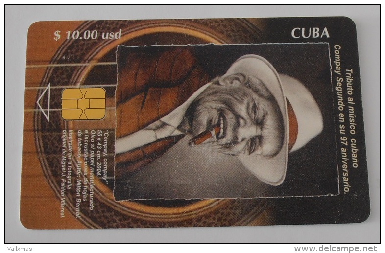 Tarjeta Cuba - Compay Segundo - Cuba