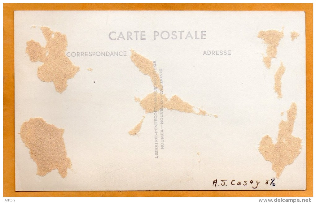 Passarella De La New Faa Caledonia Old Real Photo Postcard - Neukaledonien