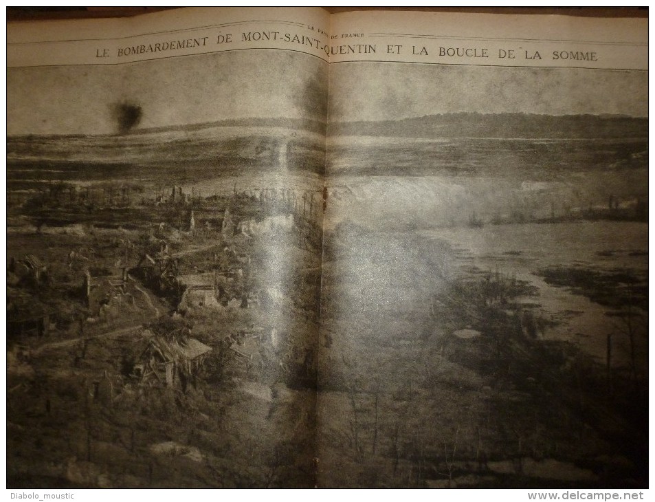 1916 LPDF: Publicité pleine page par O' GALOP; Noël du VENT de MER;Bombardement de MONT-ST-QUENTIN;Chrismas fantastique