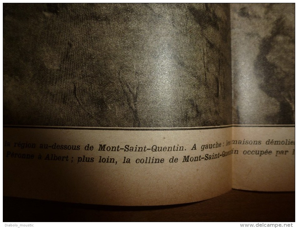 1916 LPDF: Publicité pleine page par O' GALOP; Noël du VENT de MER;Bombardement de MONT-ST-QUENTIN;Chrismas fantastique