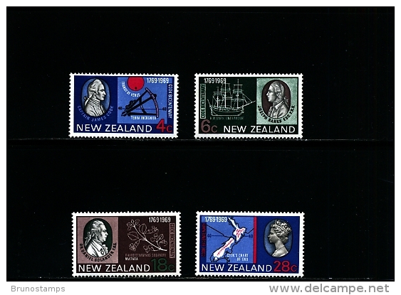 NEW ZEALAND - 1969  COOK BI-CENTENARY  SET MINT NH - Nuevos