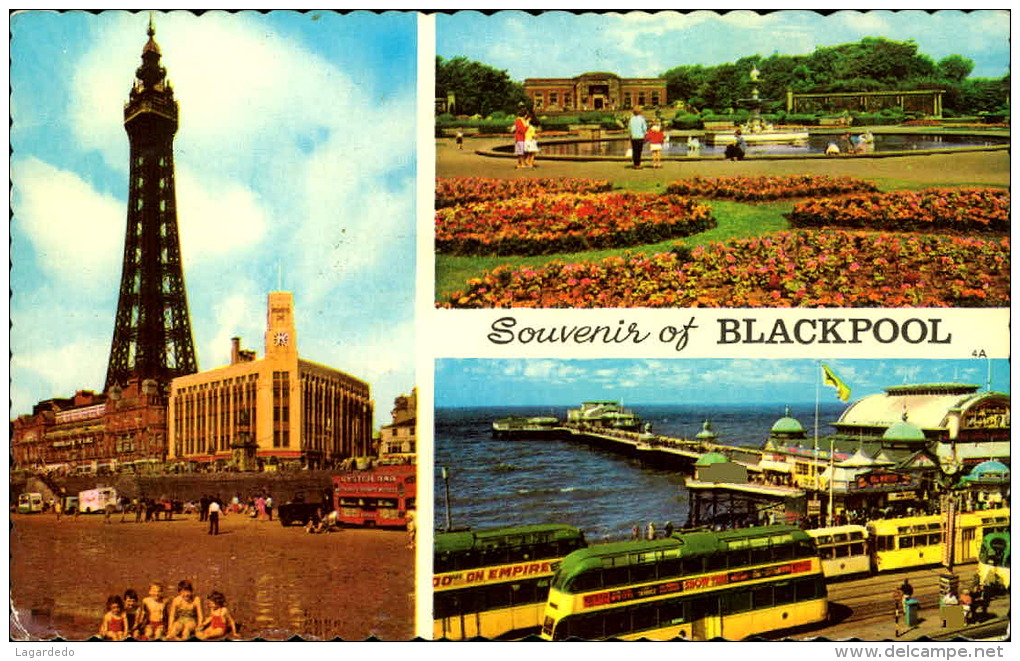 SOUVENIR OF BLACKPOOL CARTE MULTIVUES - Blackpool