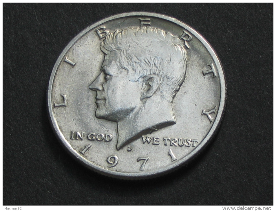Half  - 1/2 Dollar 1971 D - KENNEDY  - Etats-Unis - United States - USA **** EN ACHAT IMMEDIAT **** - 1964-…: Kennedy