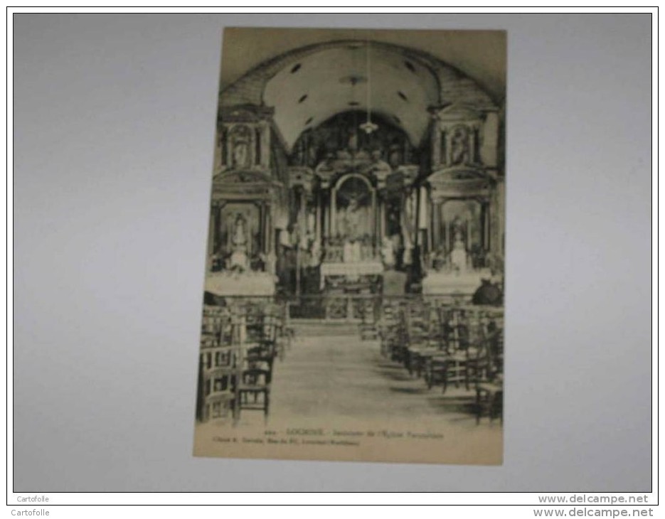 Lot457(achat Direct)           Locminé  Intérieur De L´église - Locmine