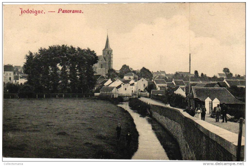 BRABANT  1 CP   Jodoigne    Panorama  1908 - Autres & Non Classés