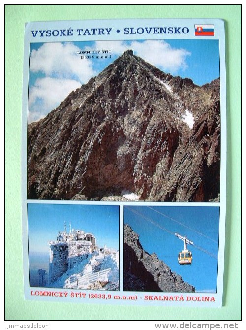 Slovakia 1999 Postcard "Tatra Mountain" Sent To Berlin - Martin Church - Storia Postale