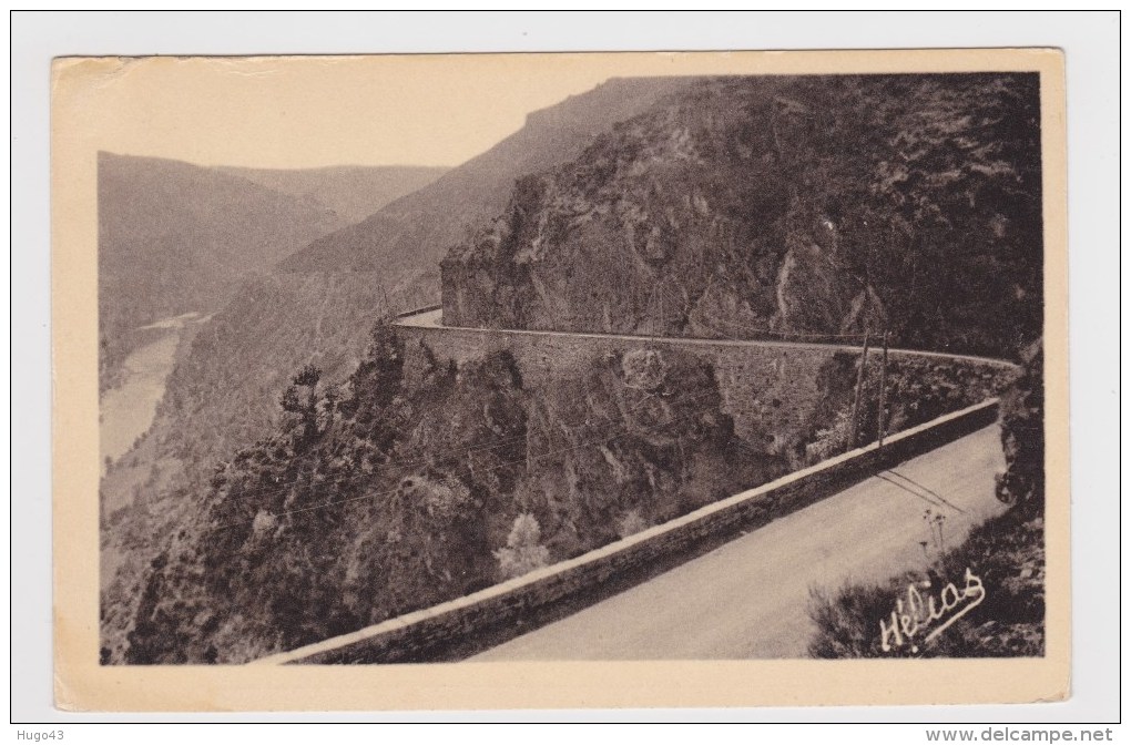 (RECTO / VERSO) ROUTE DE NEUSSARGUES LAGUIOLE - N° 20 - VUE D' ENSEMBLE DES LACETS - Laguiole