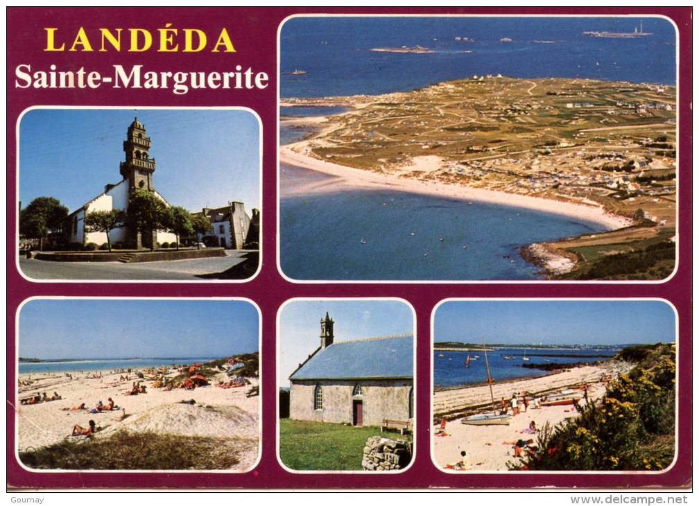 Landéda Sainte Marguerite : Multivues Aérienne Presqu´ile église Chapelle Du Broennod - Ed Jack - Autres & Non Classés