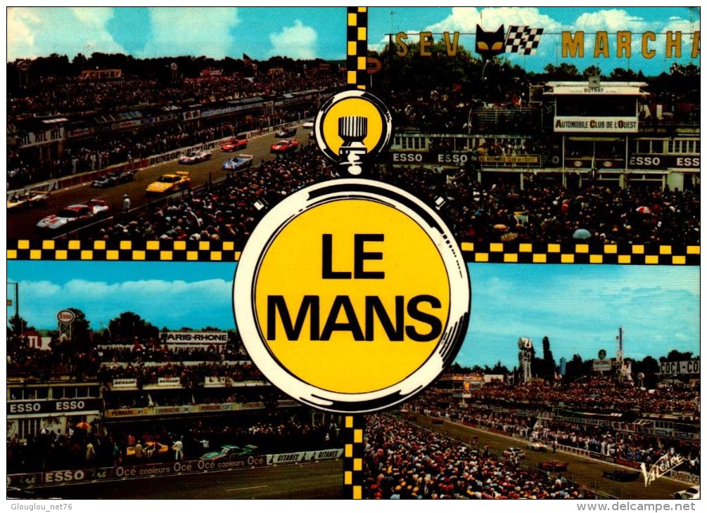 LE MANS..4 VUES ..CPM ANIMEE. - Le Mans