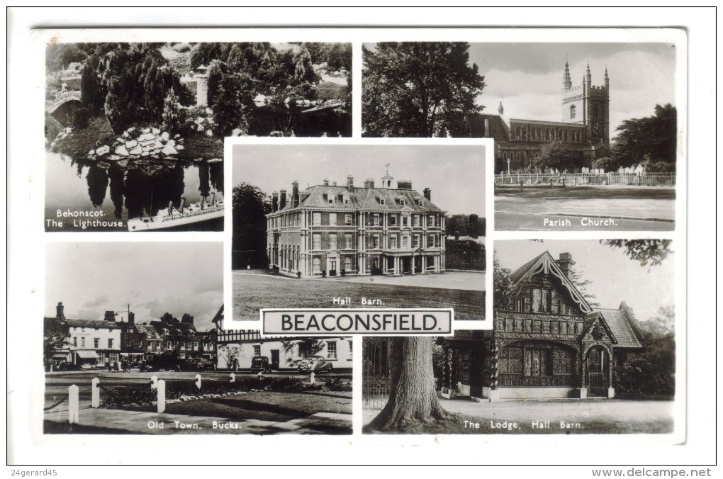 CPSM BEACONSFIELD (Angleterre-Buckinghamshire) - 5 Vues - Buckinghamshire