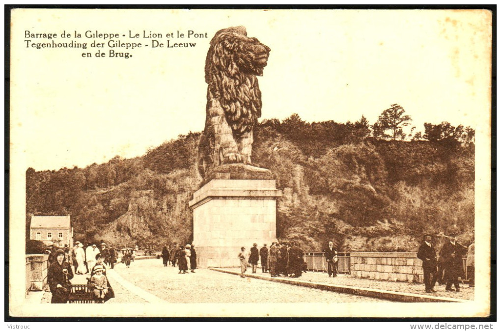 Barrage De La Gileppe - Le Lion Et Le Pont - De Leeuw En De Brug -  Non Circulé - Not Circulated - Nicht Gelaufen. - Baelen