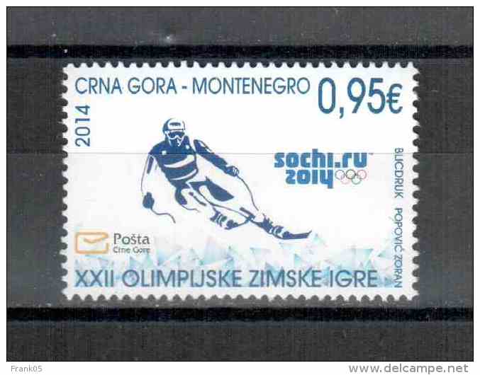 Montenegro / Crne Gore Olympiade / Olympic Winter Games 2014 ** - Winter 2014: Sochi