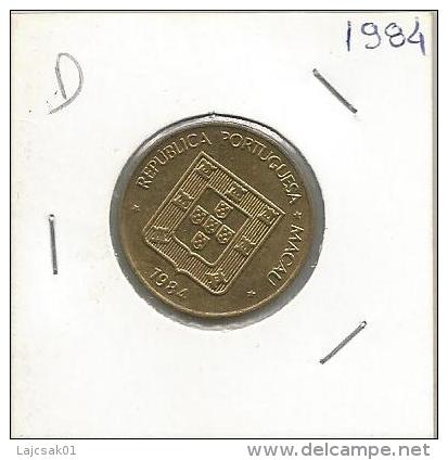 D4 Macau  50 Avos 1984. KM#22 - Macau