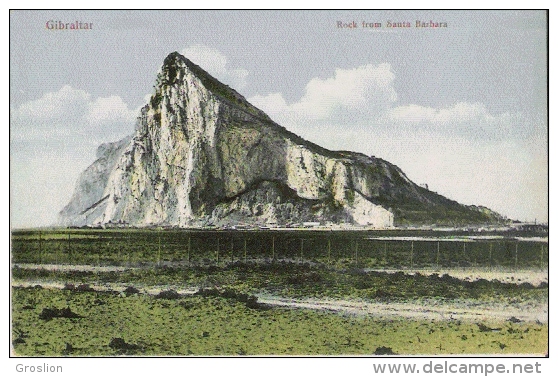 GIBRALTAR ROCK FROM SANTA BARBARA - Gibraltar