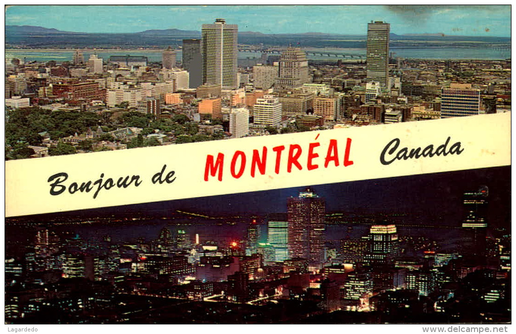 BONJOUR DE MONTREAL CARTE MULTIVUES - Cartes Modernes