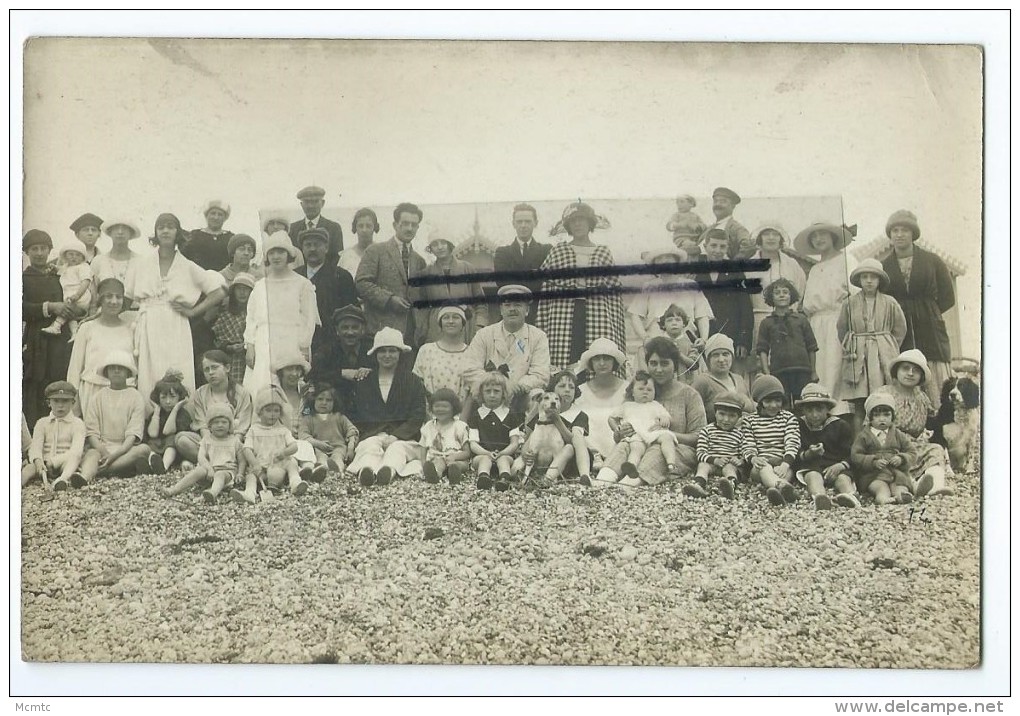 1 lot de 22 cartes photos à identifier :,Cayeux, le Crotoy,Ault Onival,