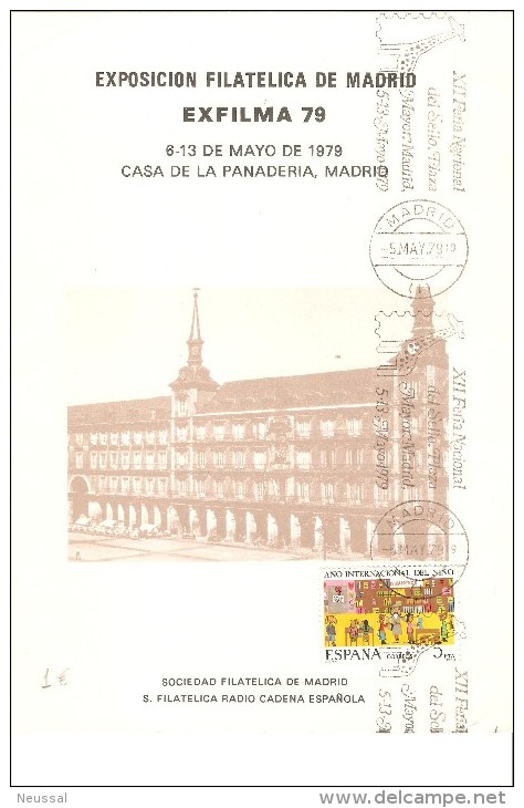 Tarjeta De Exfilna 1979 - Cartas & Documentos