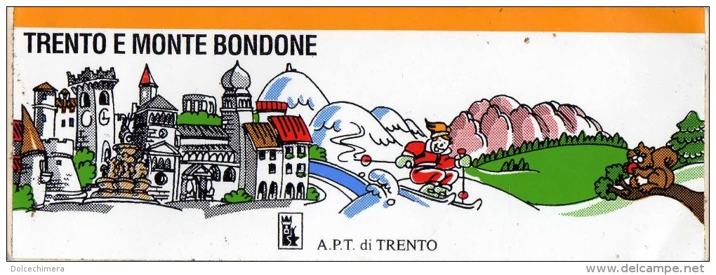 ADESIVO-TRENTO E MONTE BONDONE - Autocollants