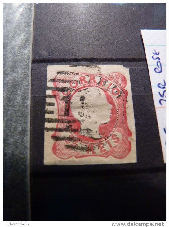 Portugal 1856 25R Rose King Pedro Used - Used Stamps