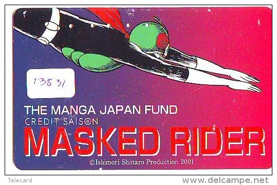 MANGA Télécarte Japon * Cinéma * MASKED RIDER  * ANIMATE * Animé (13.831) TELEFONKARTE * MOVIE * PHONECARD JAPAN - Film