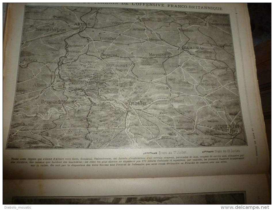 1916 LPDF: Belgique;FLEURY;Chemin de fer sur le front;Guynemer;ROYAL IRISH REGIMENT; Chat-a-neuf-queues; Russes à BREST